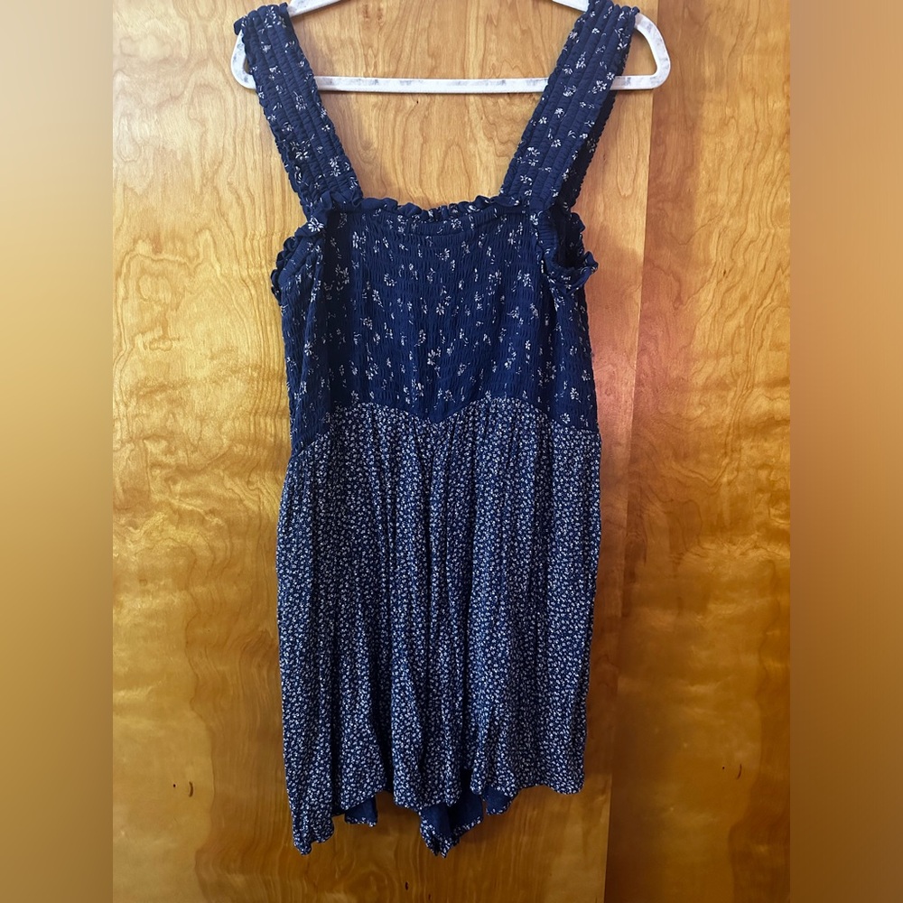 American Eagle Floral Smocked Romper - XL/Tall